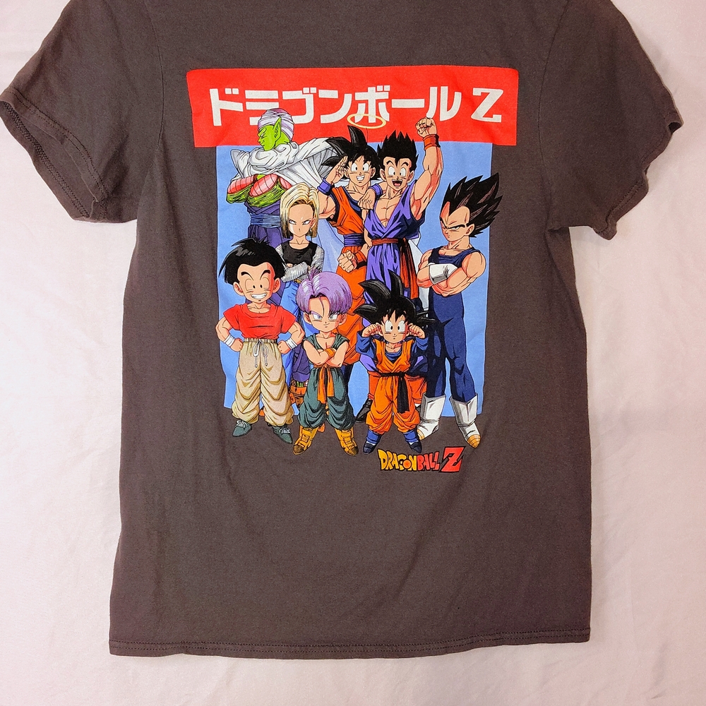 Dragon Ball Z Kids Graphic T-Shirt - Gray